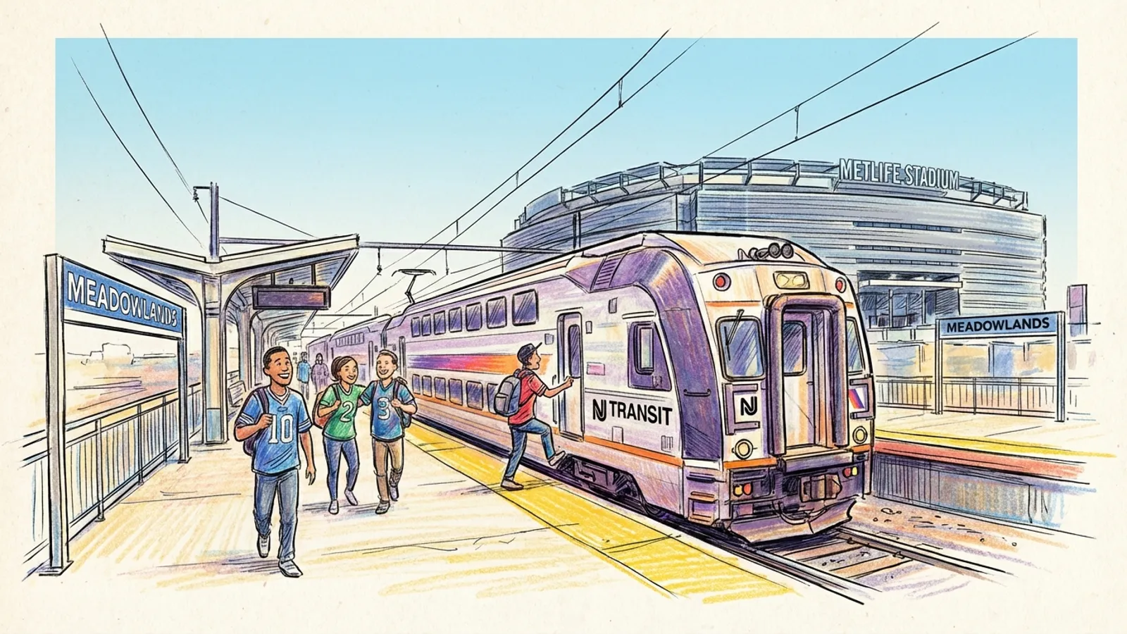 NYC-NJ Transit Adds Game Day Rail to Beat Stadium Traffic
