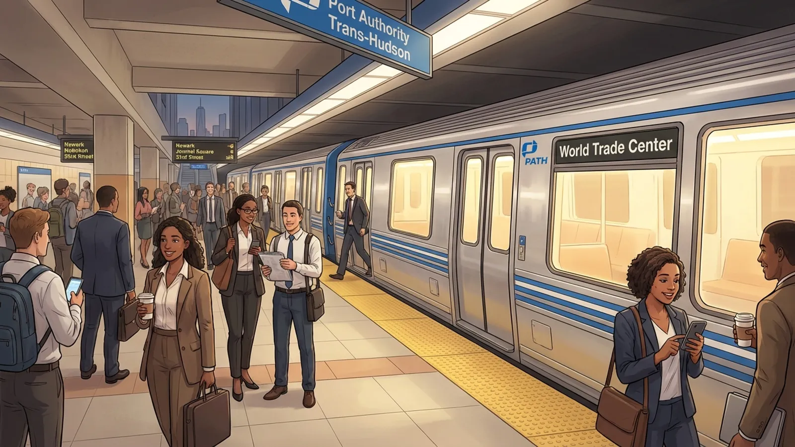 NYC PATH Adapts Service to Keep Commuters Moving