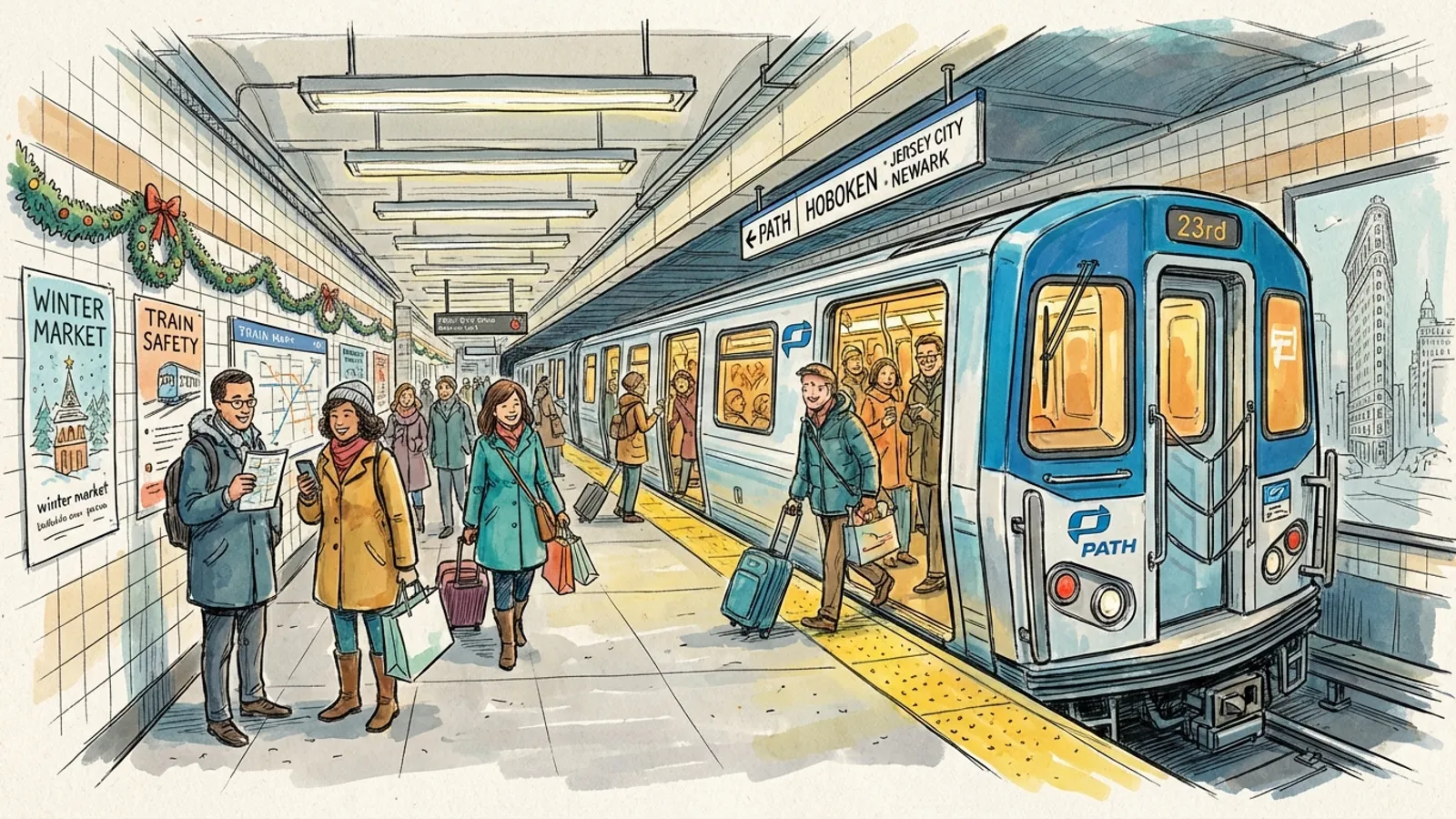 NYC PATH Extends Hours to Keep Travelers Moving