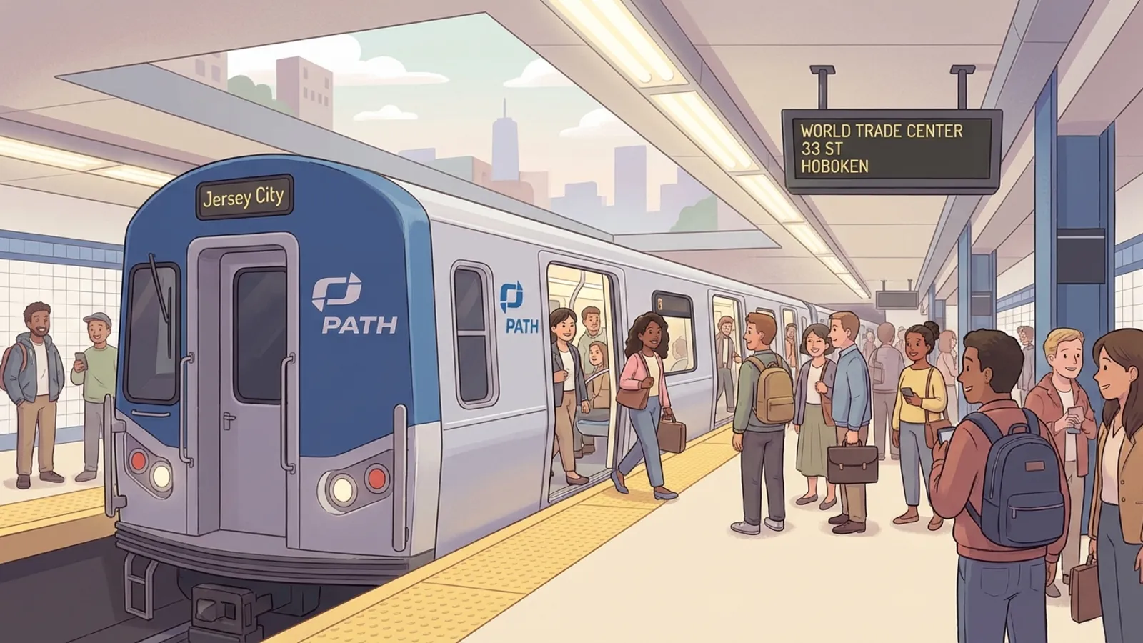 NYC PATH Newport Station Back to Normal Operations