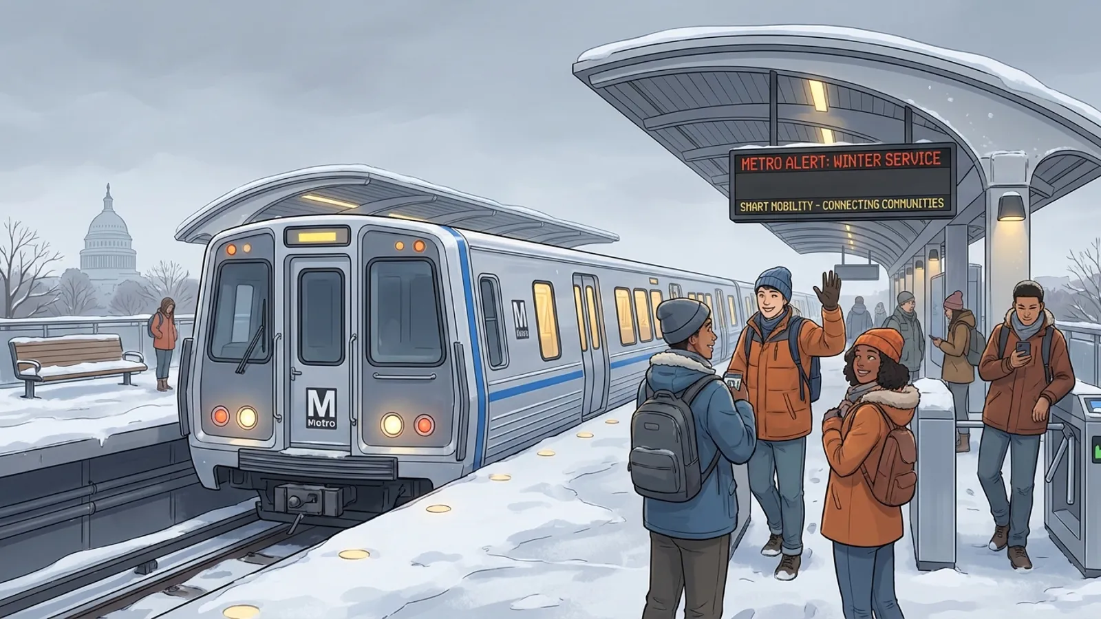 DC Metro Prepares Riders for Winter Weather Ahead