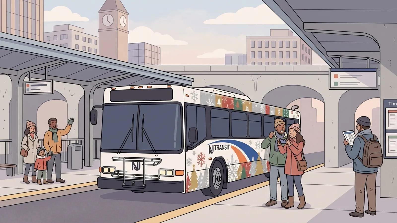 NJ Transit Adds Holiday Cheer and Fare Savings