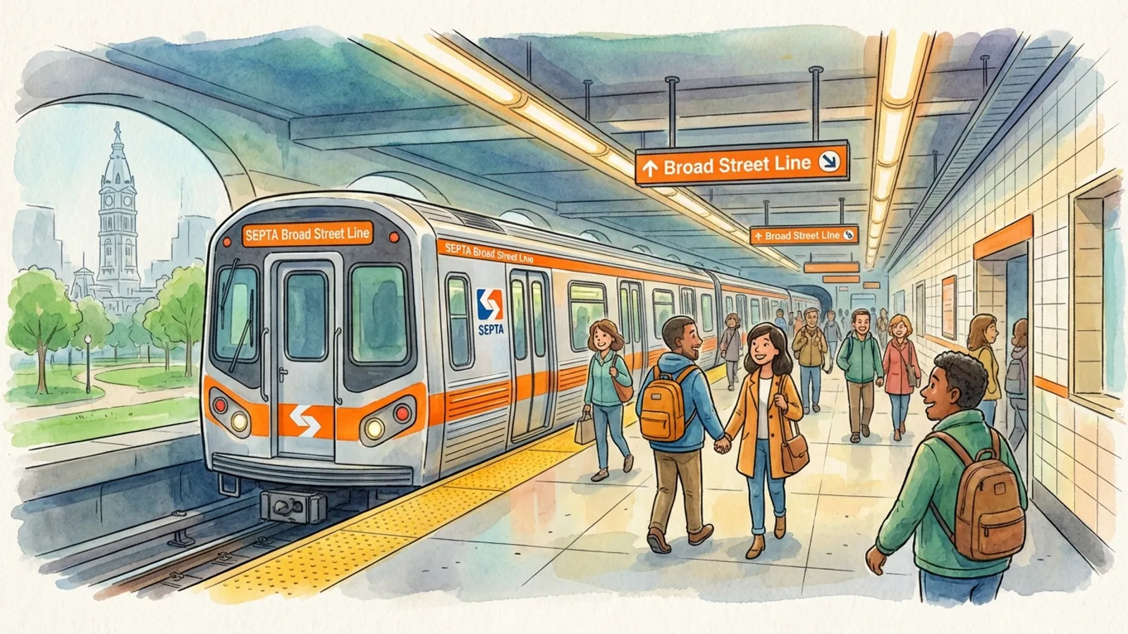 Philadelphia Repairs Underway to Restore Broad Street Service