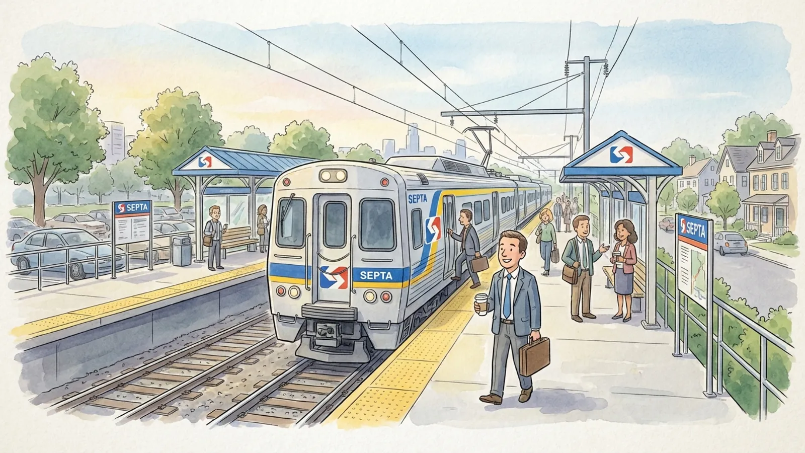 Philadelphia Train Delay Resolved, Service Continues