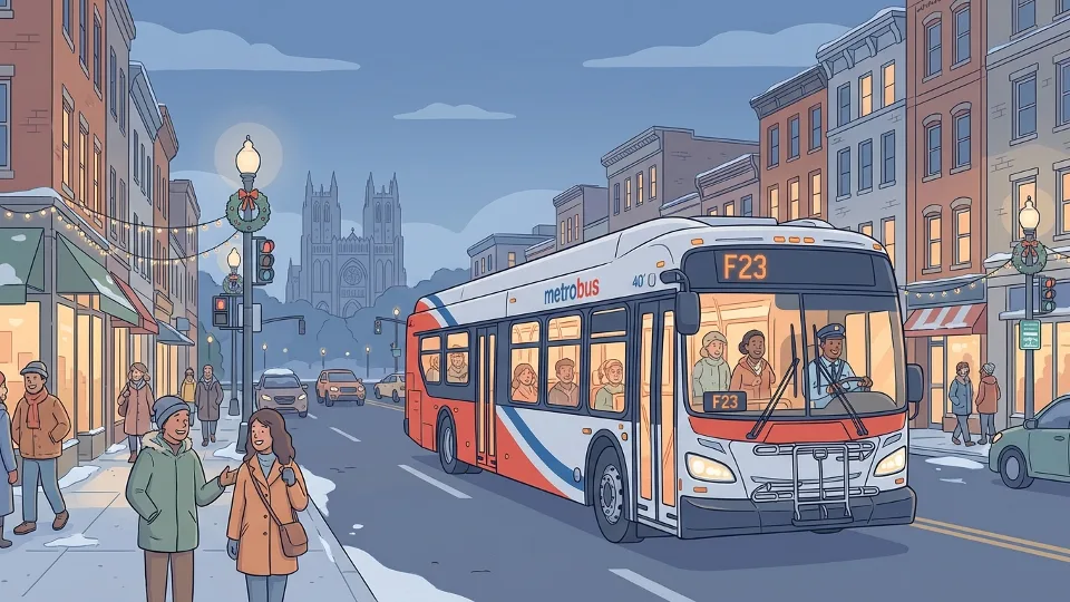 DC F23 Bus Adjusts for Holiday Festival Weekend