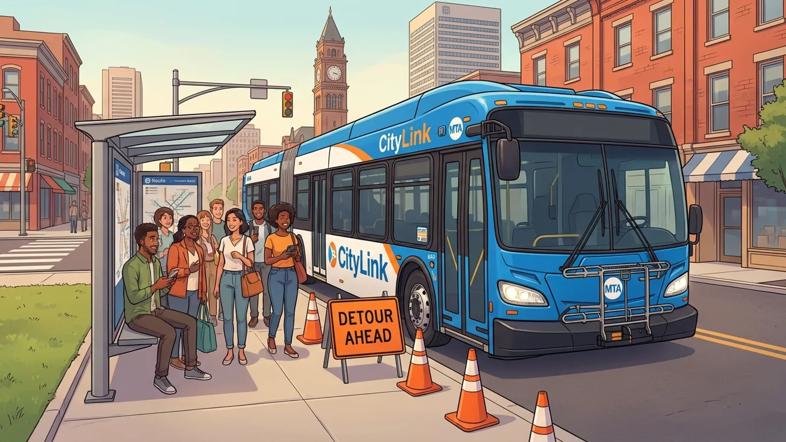 Baltimore CityLink Adapts 3 Routes — Riders Find New Ways