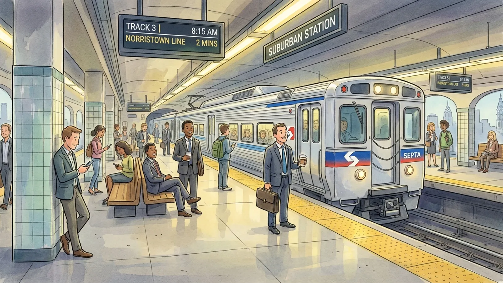 Philadelphia SEPTA Adapts to Morning Delay