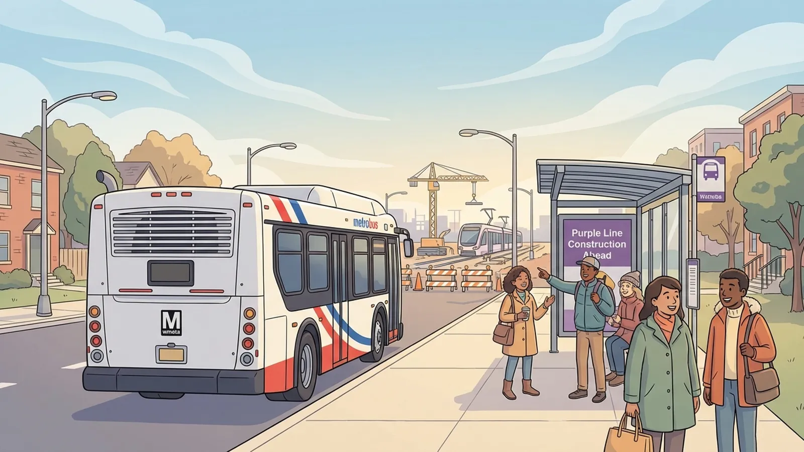 Purple Line Work Reshapes DC-Maryland Bus Routes