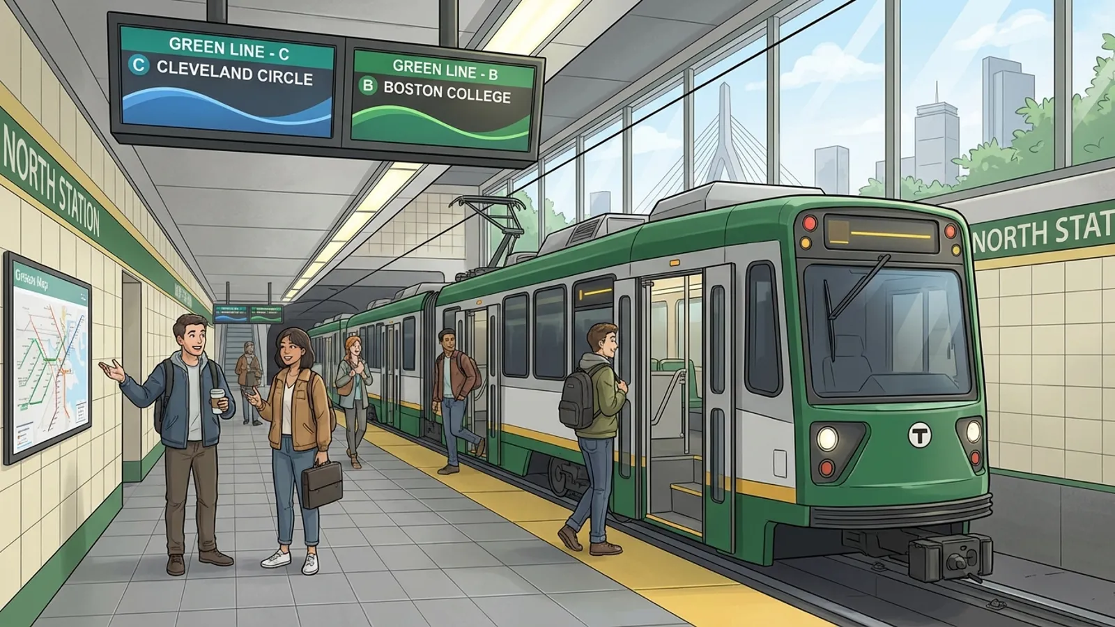Boston Green Line Upgrades 130-Year-Old Infrastructure