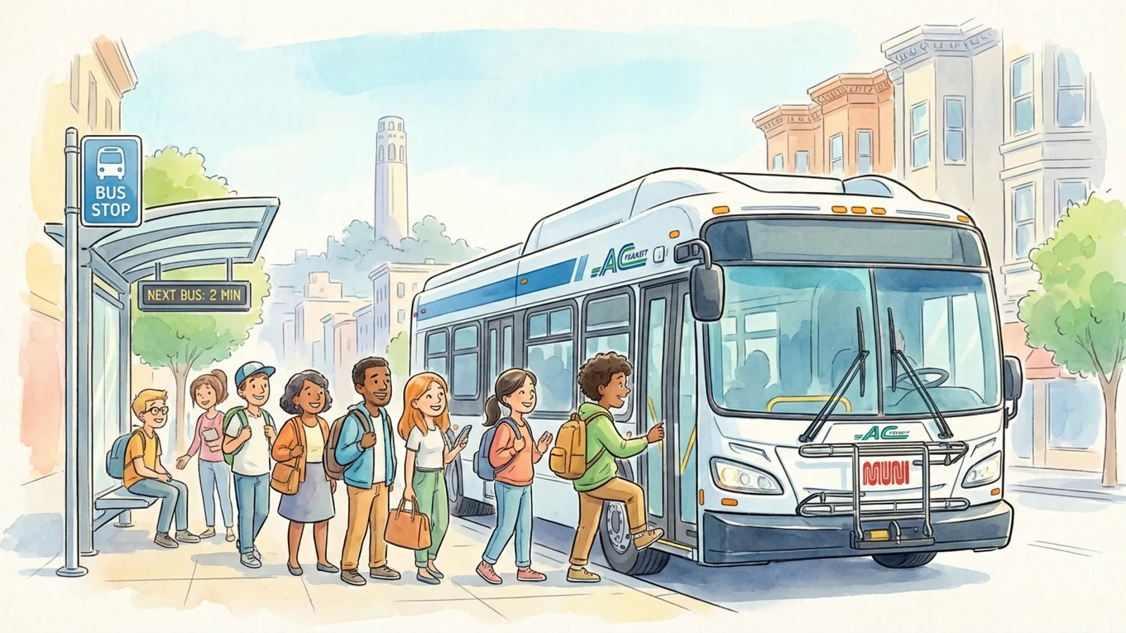 SF Bay Area Buses Resume Normal Routes