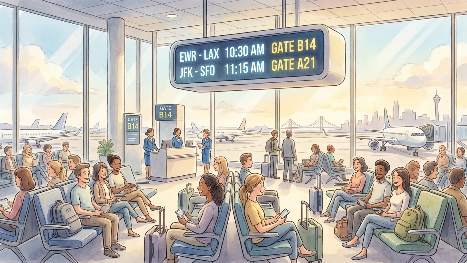 NYC Airports Adapt as Shutdown Tests Travel Systems