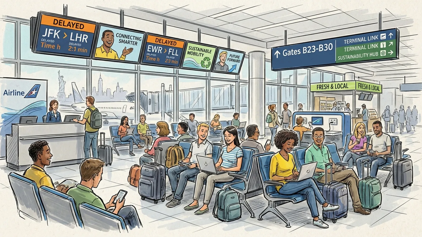 NYC Airport Delays Spark New Transit Solutions