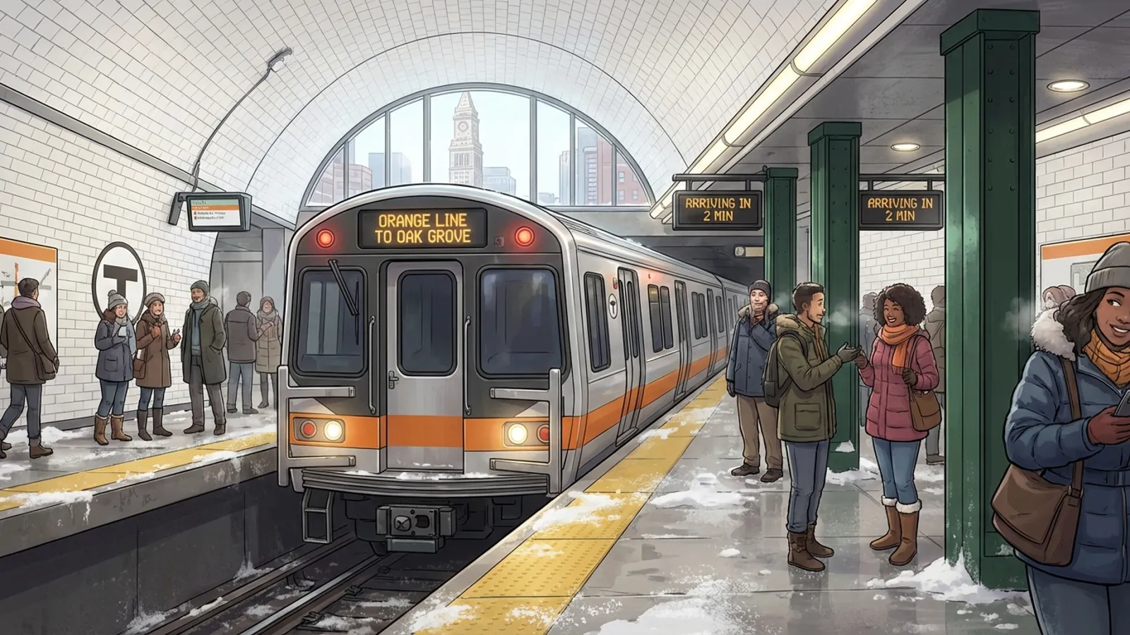 Boston MBTA Adapts Winter Service for Better Rides