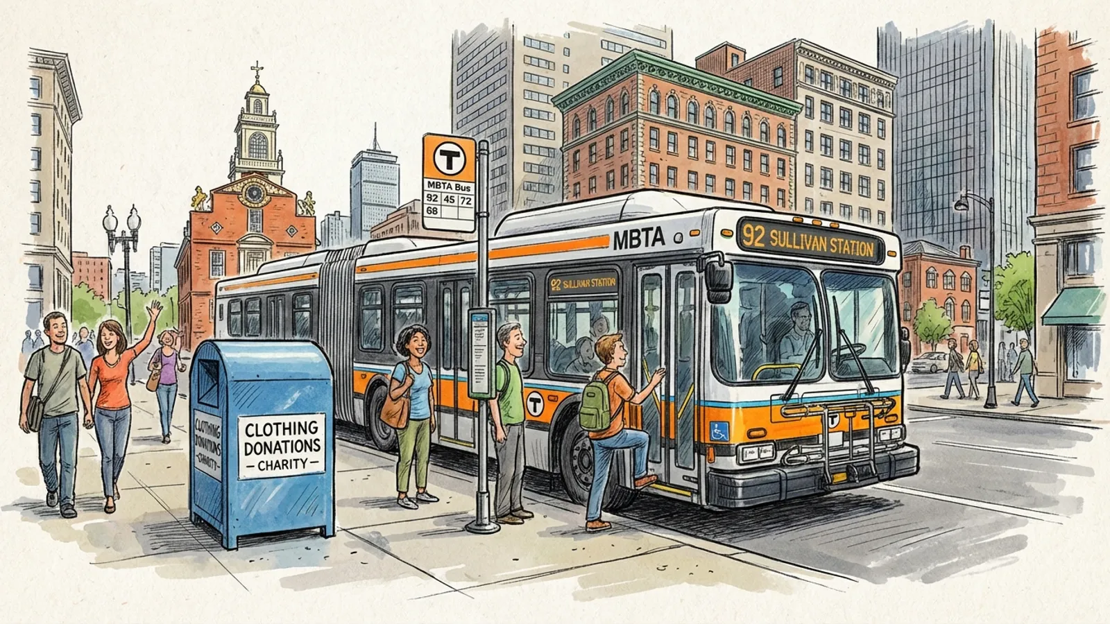 Boston MBTA Riders Deliver 3,800 Pounds of Hope