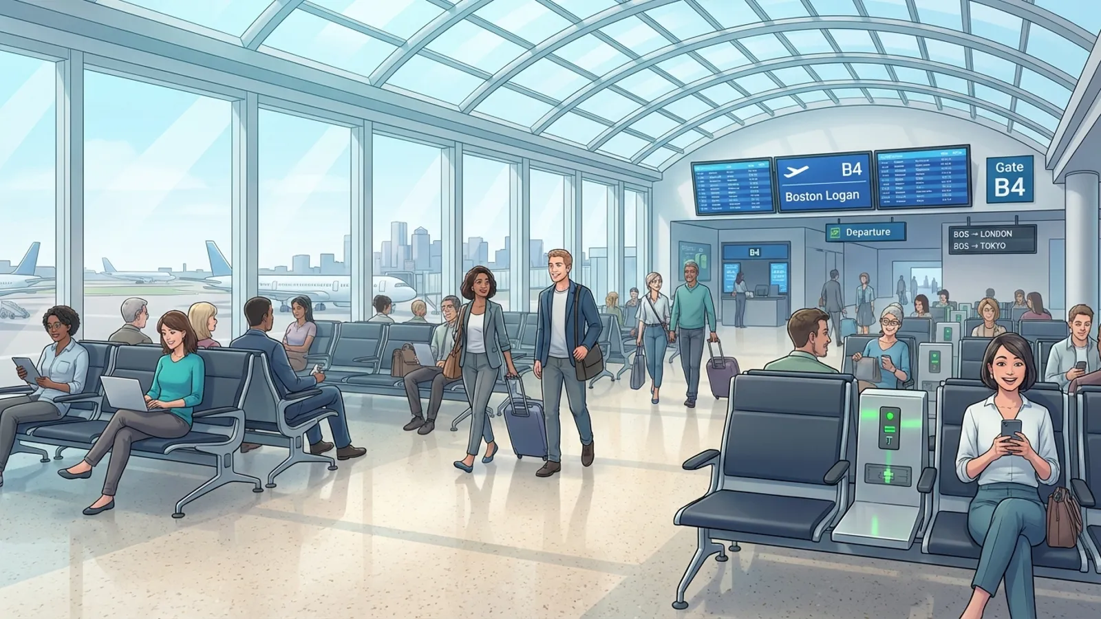 Boston Logan Disruptions Ease as Officials Work to Restore Service