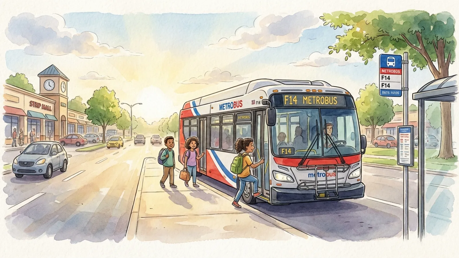 DC-Maryland-Virginia Bus Stop Reopens, Restoring Access