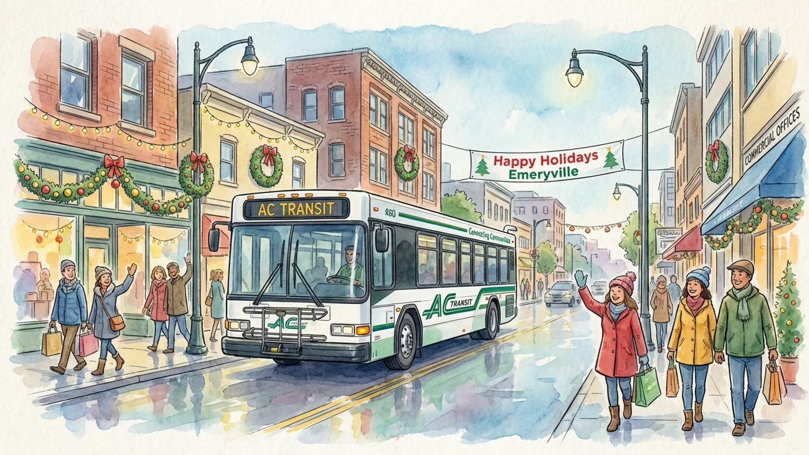 SF Bay Area Transit Adapts for Holiday Celebration