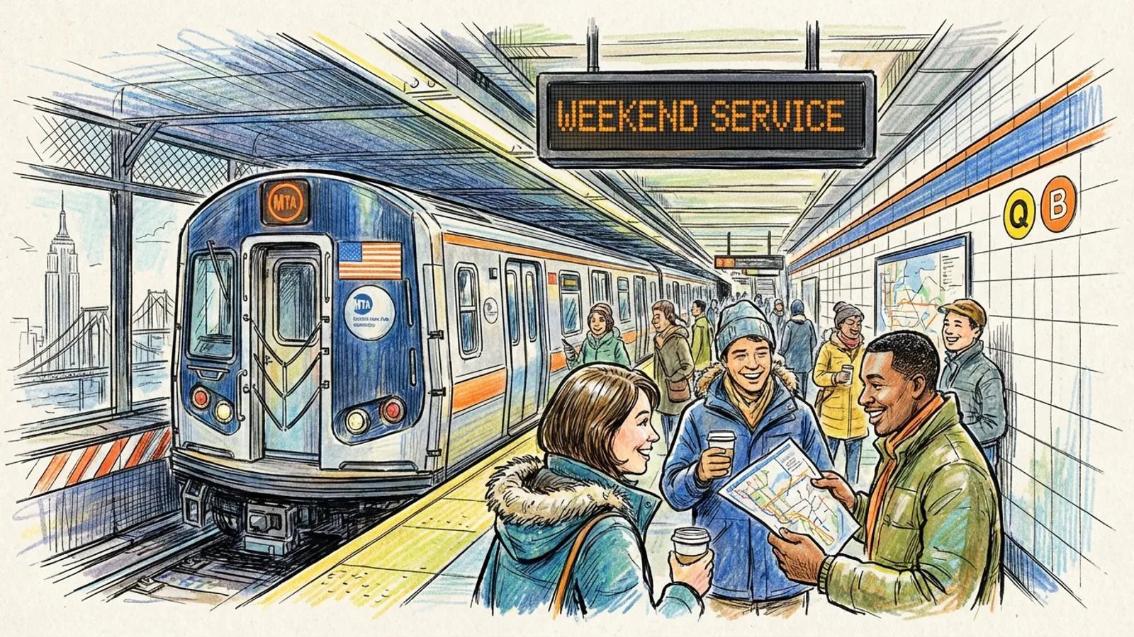 NYC Transit Plans Weekend Work to Maintain System