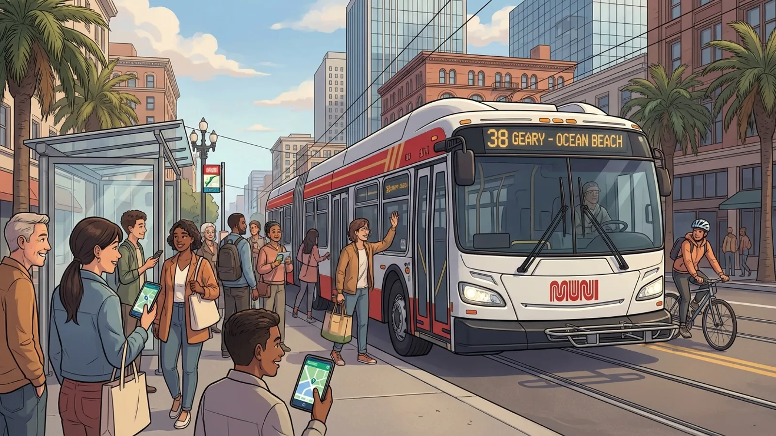 SF Muni Adapts Service, Keeps Riders Safe