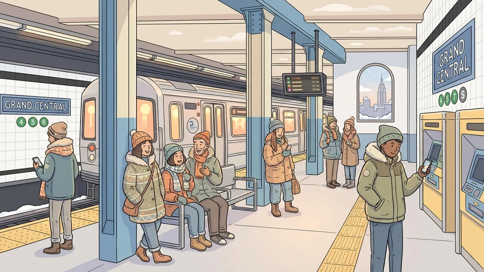 NYC Transit Keeps Riders Safe Through Winter Cold