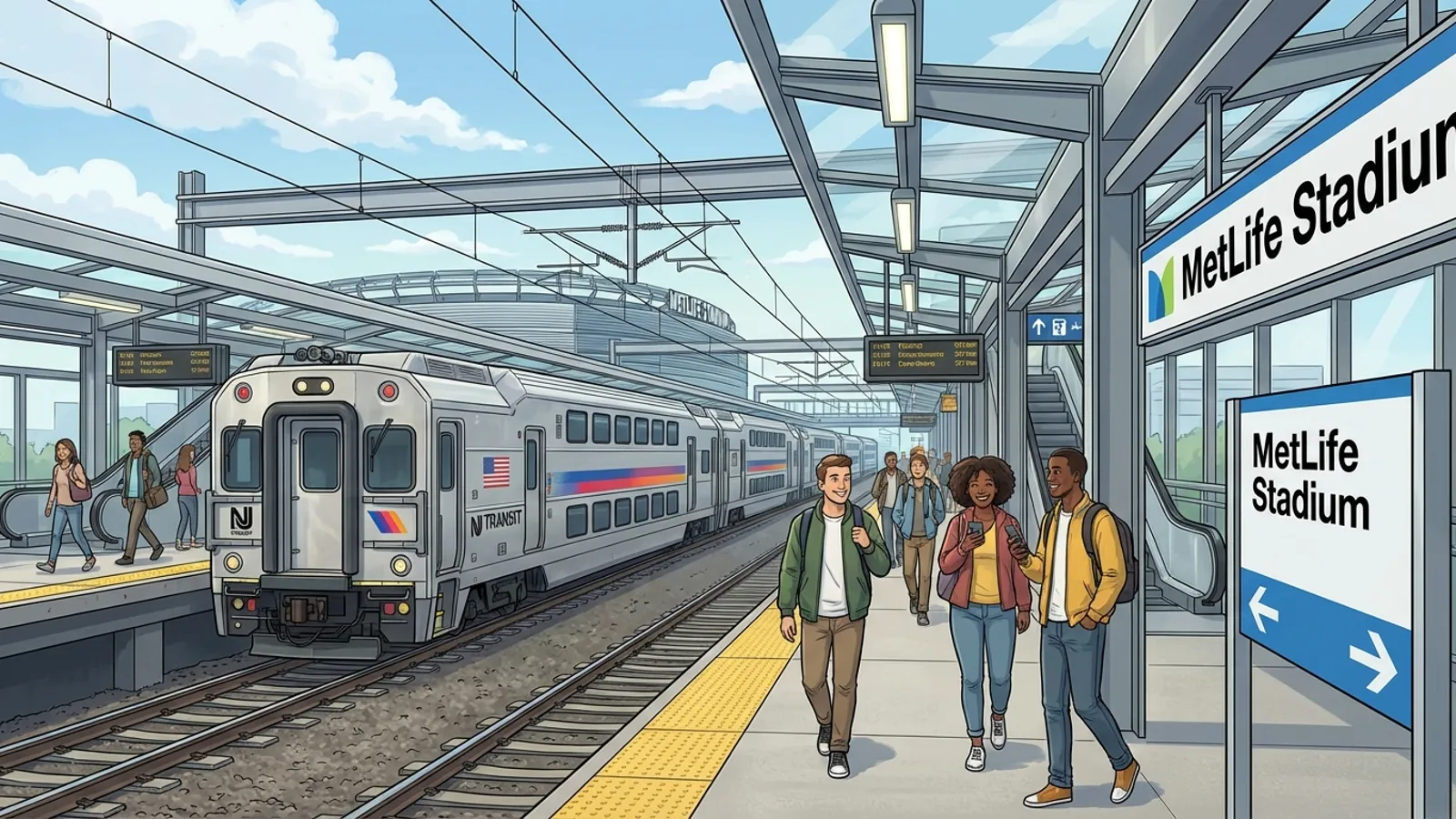 NYC Game-Day Trains Offer Stadium Access Solution