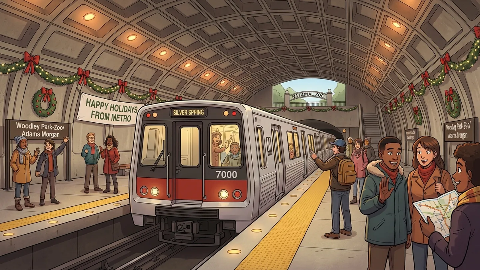 DC Metro Links Riders to Zoo Lights Holiday Event