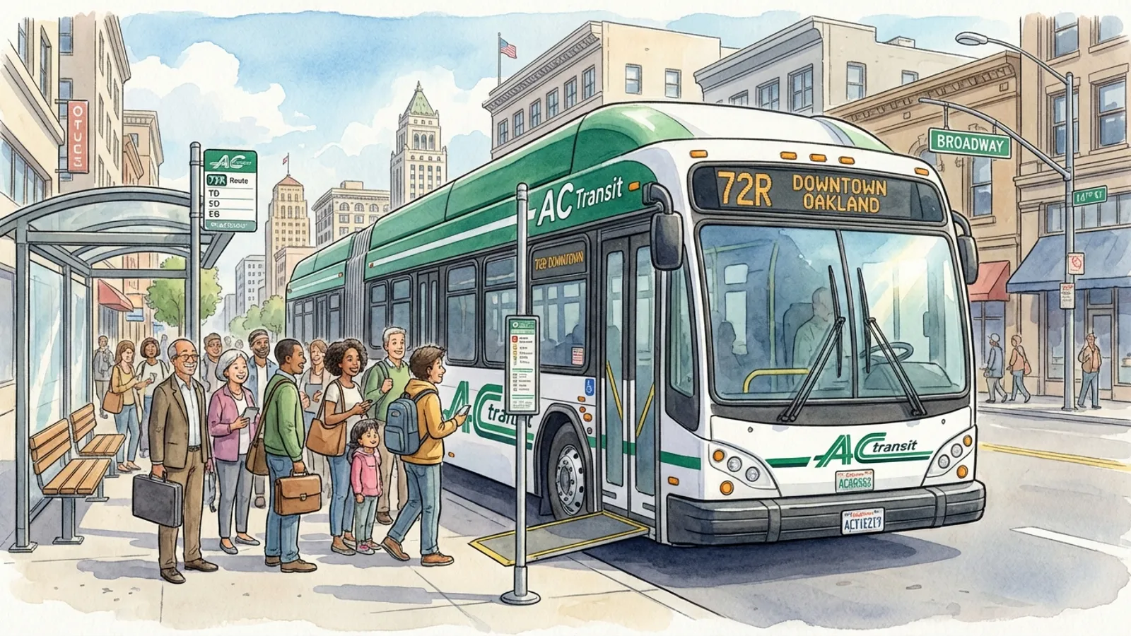 Oakland Transit Adapts: 13 Routes Detour December 6