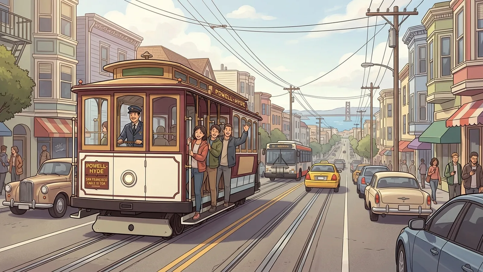 SF Cable Car Delay Cleared, Service Resumes