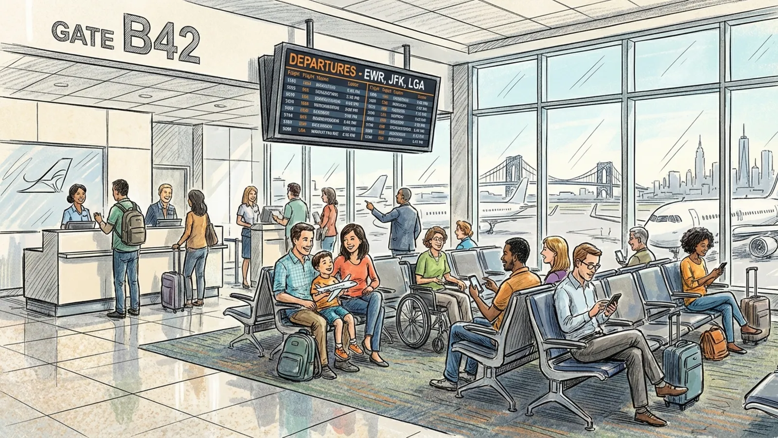 NYC Airport Disruptions Push Transit Into Spotlight