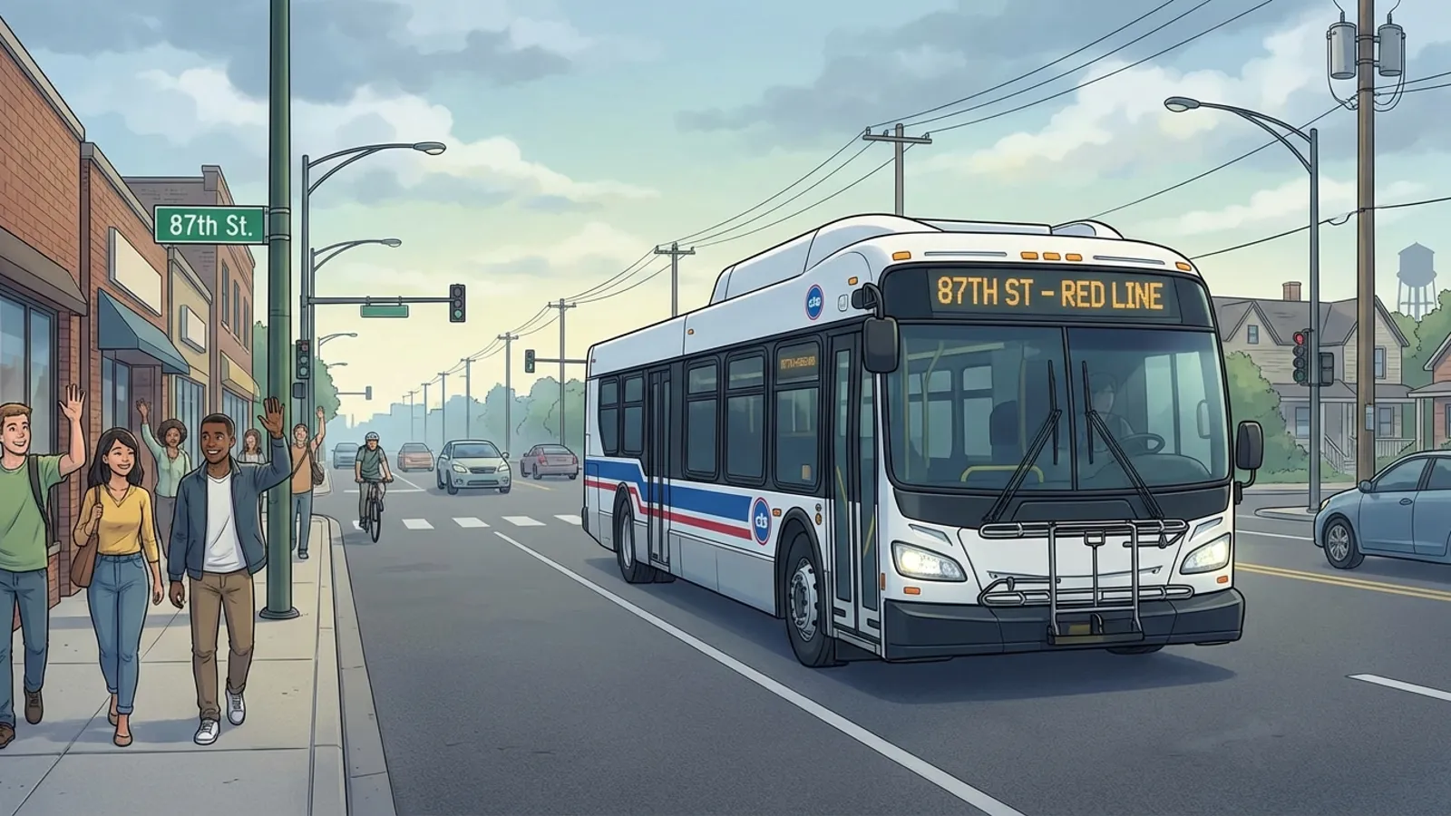 Chicago Route 87 Adapts to Keep Riders Moving