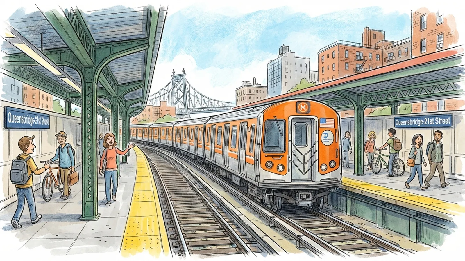 NYC F and M Lines Swap Routes to Ease Congestion