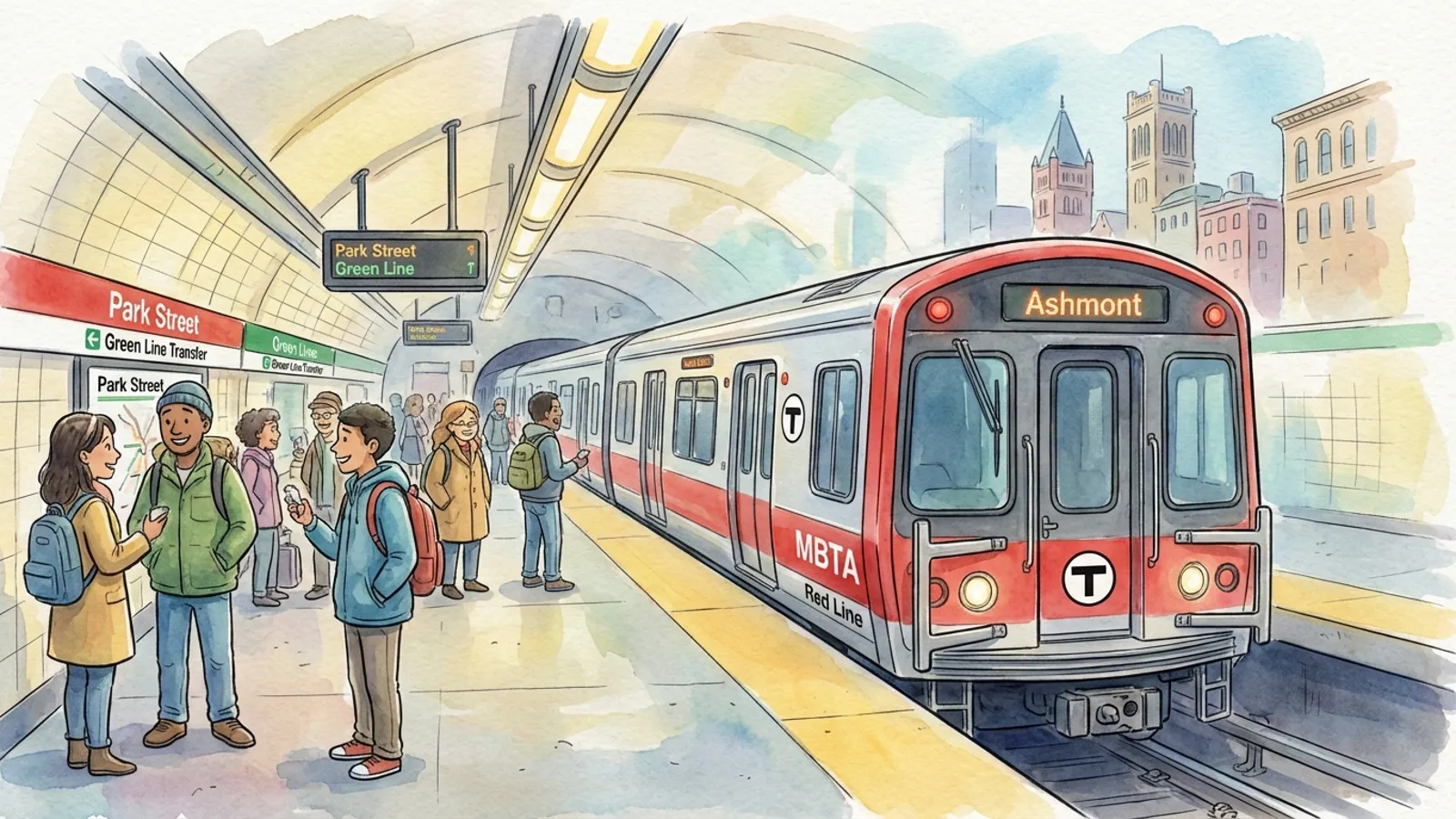 Boston Red Line Disruption Resolved in 15 Minutes