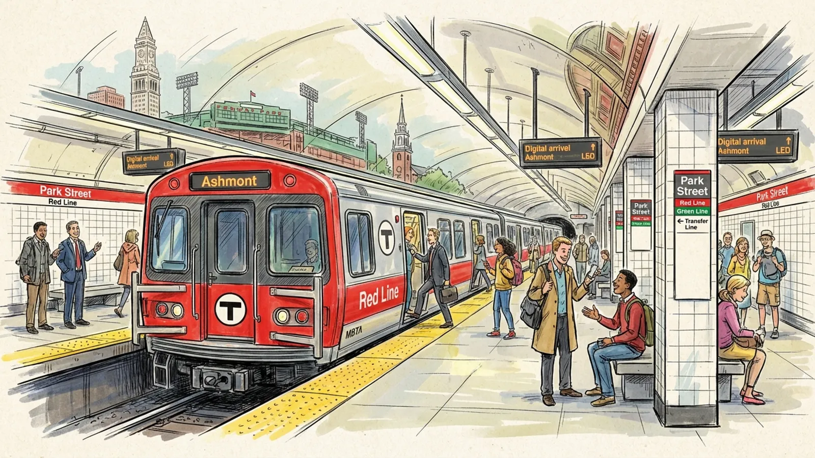Boston Red Line Disruption Resolved, Service Restored