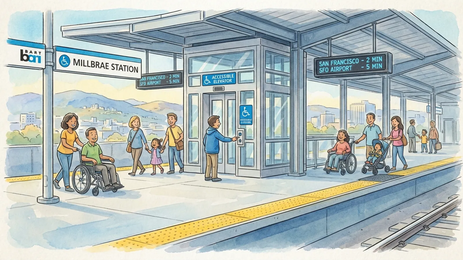 SF BART Invests $12M in Peninsula Station Upgrades