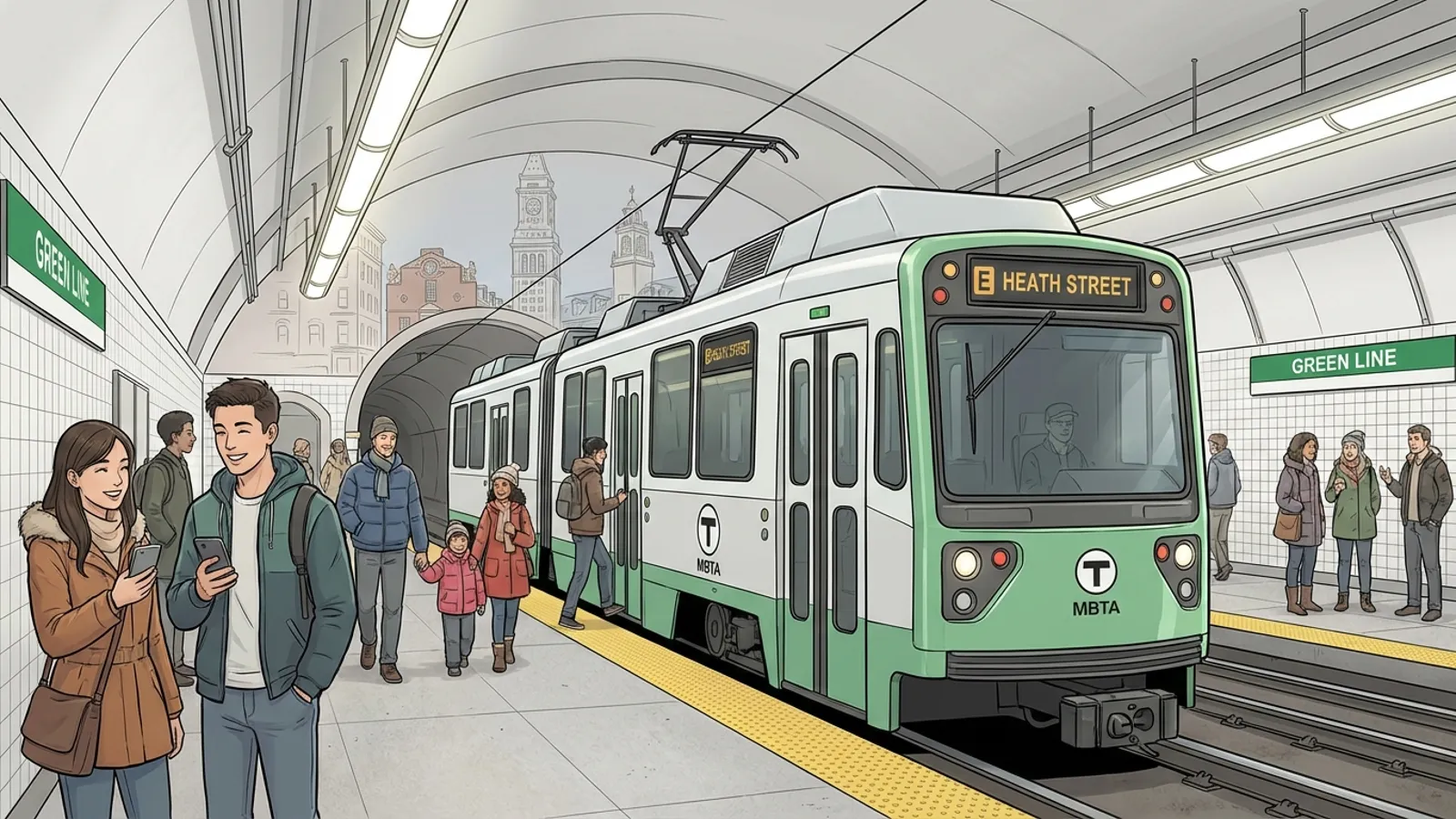 Boston Green Line Shuts for Critical Upgrades