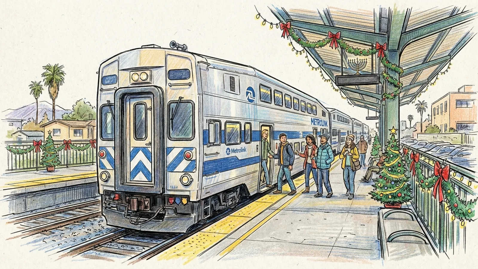 LA Metrolink Turns Holiday Cheer Into Transit Rewards