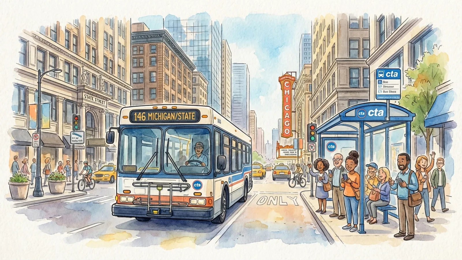 Chicago Route 29 Stop Shifts — Riders Adapting Downtown