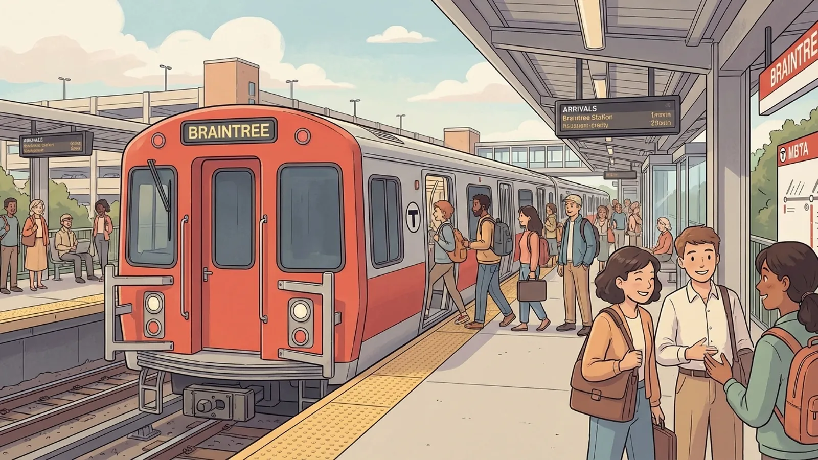 Boston Red Line Braintree Branch Back on Track