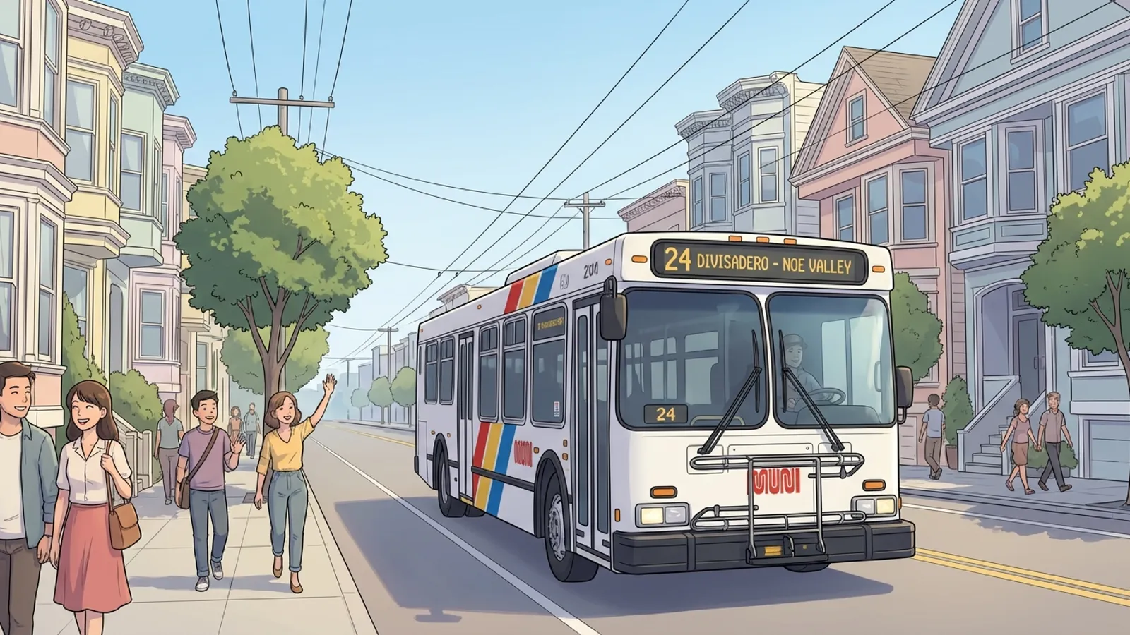 SF's 24 Bus Back on Track After Quick Fix