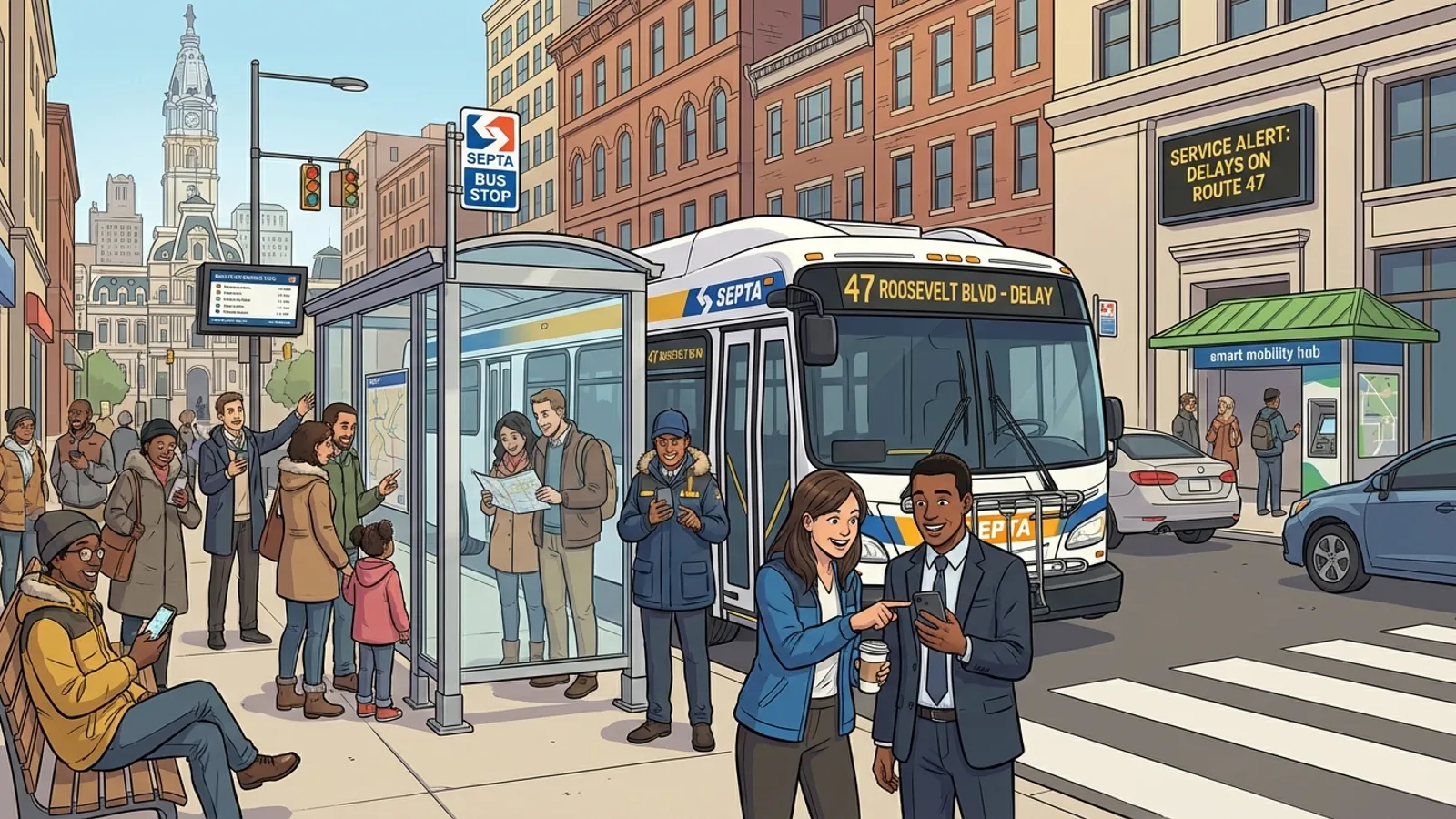 Philadelphia Transit Adapts to Staffing Shifts