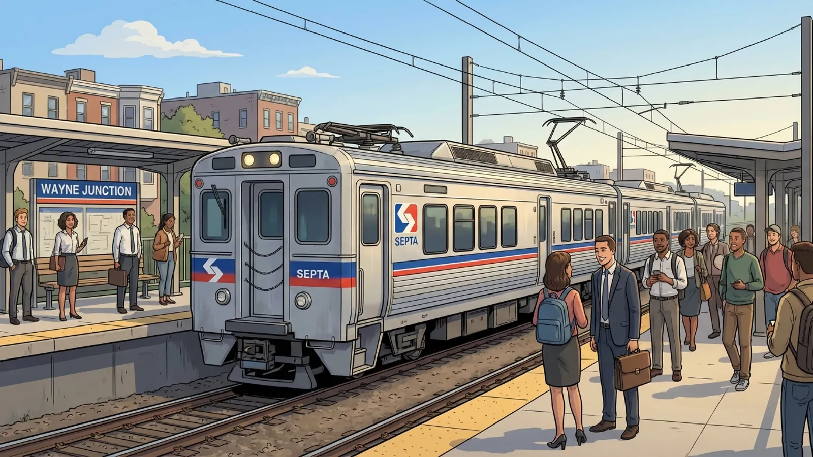 Philadelphia Train Delayed — Riders Adapt With Real-Time Tools