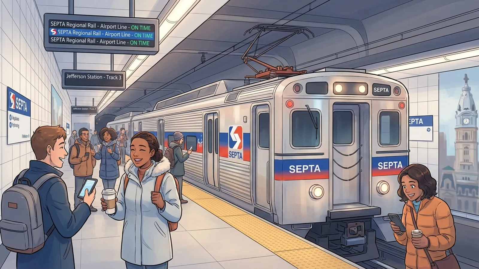 Philadelphia Train Delay Resolved With Minimal Impact