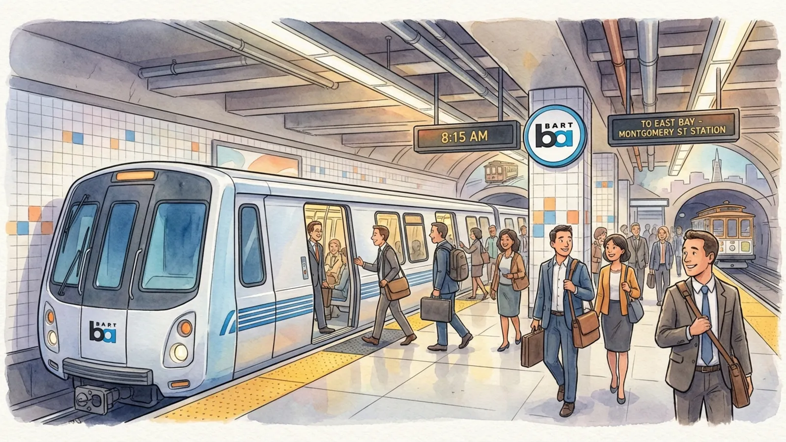 SF BART Leaders Ride Trains to Rebuild Trust