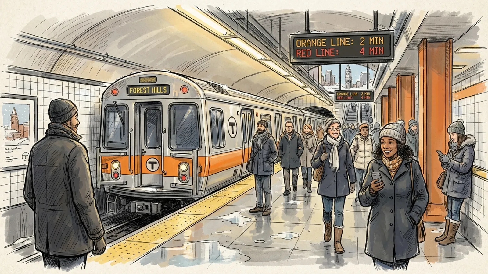 Boston MBTA Adapts Winter Service for Better Mobility