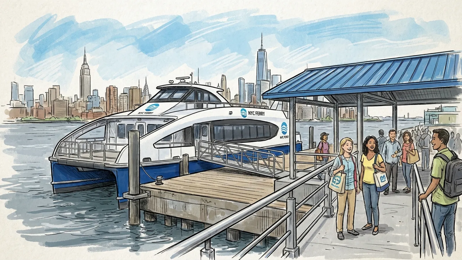 NYC Ferry Expands Service to Fill Midday Gaps