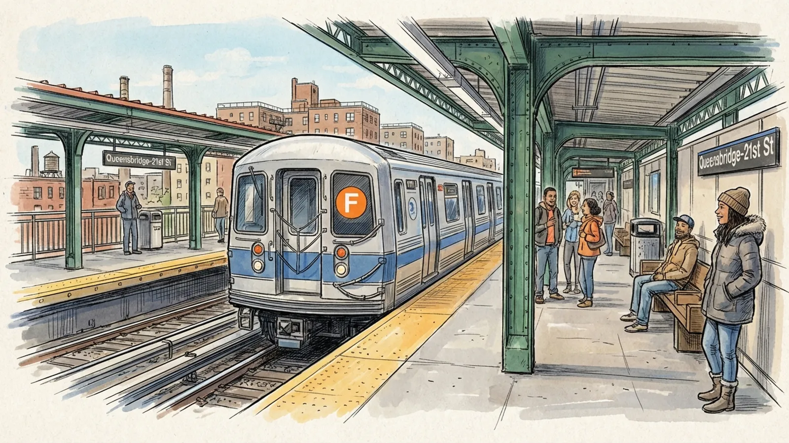 NYC Swaps F and M Routes to Ease Congestion