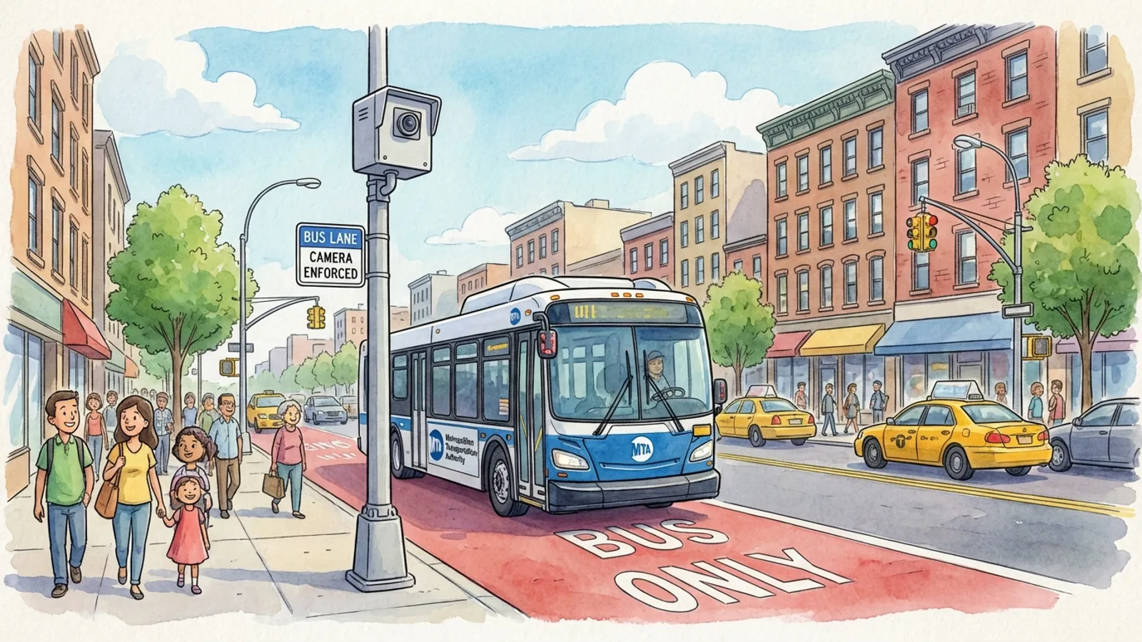 NYC Adds Camera Enforcement to Speed Up Four Bus Routes