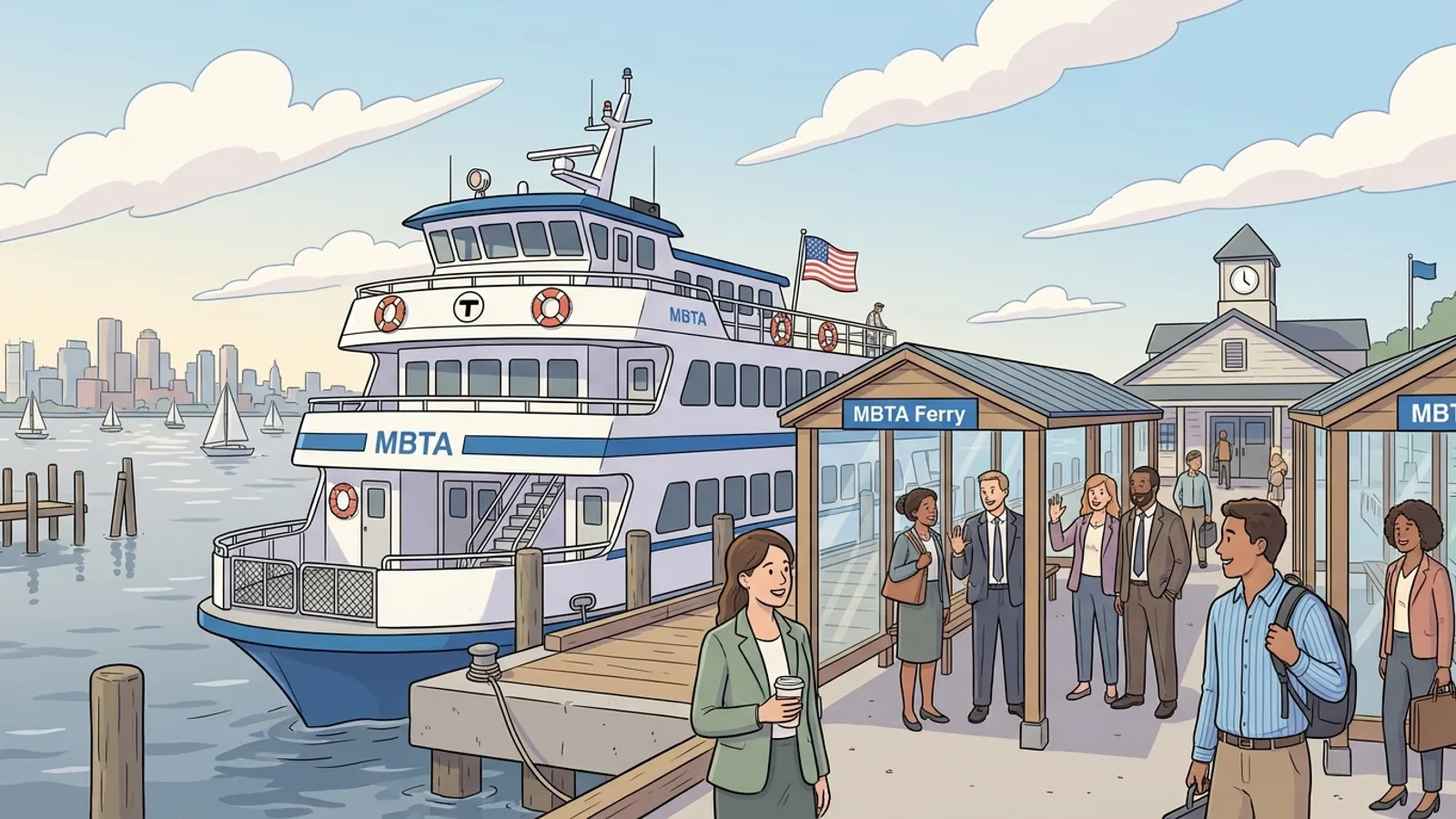 Boston Ferry Work Done — Monitoring Delays Return