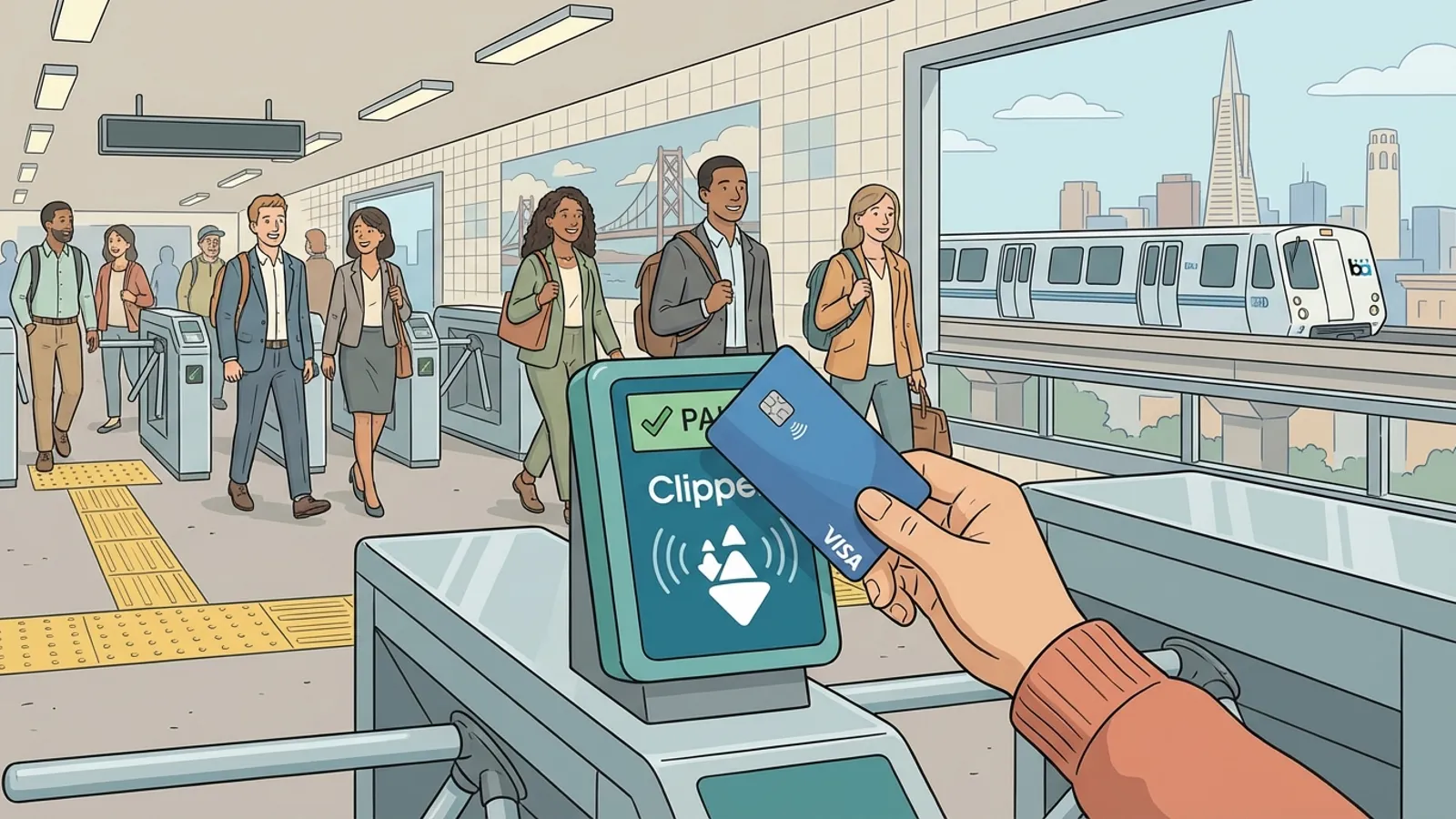 SF Bay Area Transit Goes Tap-to-Pay