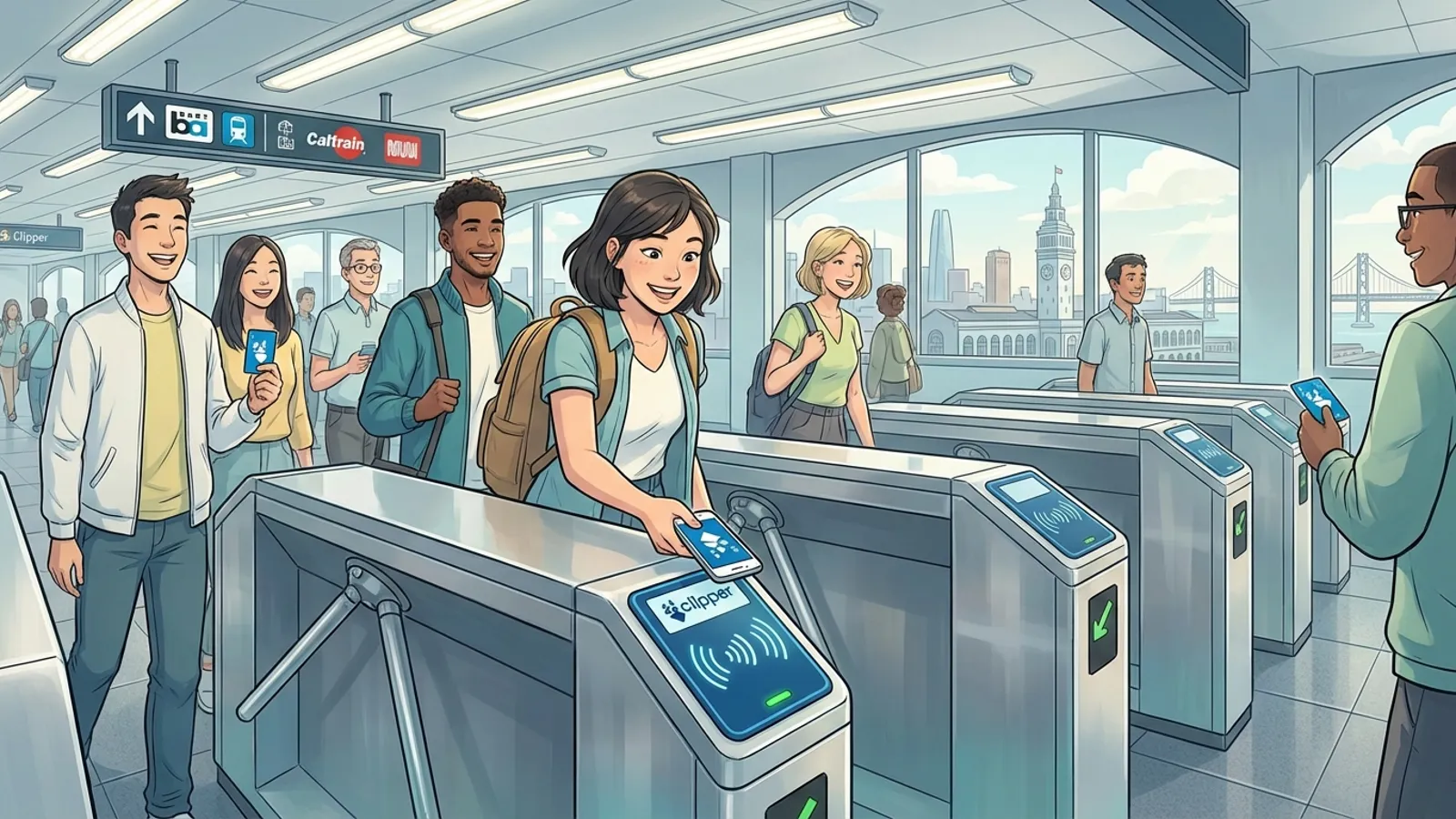 SF Bay Area Launches Contactless Transit Payment